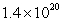<strong>Write the mass of Pluto, which is approximately 14,000,000,000,000,000,000,000 kg, in scientific notation.</strong> A) B) C) D) E)