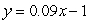 <strong>The output is the total cost of a shirt, where x is the price of the shirt and a sales tax of 9% of the price is added. Write an equation describing the output (y) as a function of the input (x).</strong> A) B) C) D) E)