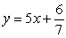 <strong>Write an equation for the given data. slope = </strong> A) B) C) D) E)