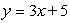 <strong>Find the equation of the line that passes through the points (1, -2) and (4, 7).</strong> A) B) C) D) E)