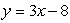 <strong>Find the equation of the line that passes through the points (1, -2) and (4, 7).</strong> A) B) C) D) E)