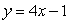 <strong>Find the equation of the line that passes through the points (0, 1) and (4, -11).</strong> A) B) C) D) E)