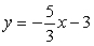 <strong>Find the equation of the line that passes through the points (0, 3) and (-5, 6).</strong> A) B) C) D) E)