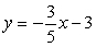 <strong>Find the equation of the line that passes through the points (0, 3) and (-5, 6).</strong> A) B) C) D) E)
