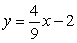 <strong>Find the equation of the line that contains the point (-9, -6) and has slope .</strong> A) B) C) D) E)