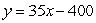 <strong>Write the equation for the problem below using Yolanda's $400 monthly expense account is set up through an automatic teller machine (ATM). She withdraws funds, using the $35 Fast Cash Option. The equation describes the amount that remains in her account after she makes x withdrawals during the month.</strong> A) B) C) D) E)