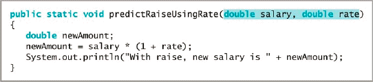   In the above code, what would happen if the arguments passed to the method were passed in the wrong order?<div style=padding-top: 35px> 