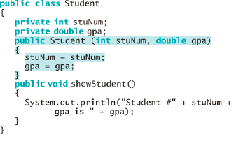 Explain why it is a problem that the highlighted statements are local variables. How could you fix this problem?