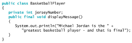 Will the above code compile correctly? Why or why not? Explain your answer.