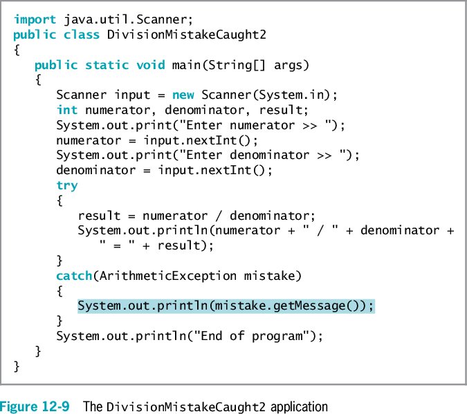 The example code above uses the getMessage() method. Explain how the getMessage() method makes error message generation more specific to the error encountered.