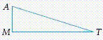<strong>Determine the rotation image of triangle MAT if the triangle is rotated 90 degrees clockwise about point A. </strong> A) B) C) D) E) 