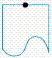 <strong>Determine the rotation image of figure below if it is rotated 270 degrees clockwise about point A. </strong> A) B) C) D) E) 