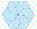<strong>Determine the smallest angle of rotation symmetry of the given figure. </strong> A) no rotation symmetry B) 45 degrees C) 180 degrees D) 90 degrees E) 60 degrees