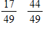 <strong>Place the correct symbol < , or , > between the two numbers. </strong> A) B) 
