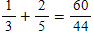 <strong>Use each of these numbers exactly once to make the following equation true: 1, 2, 3, 5, 44 , 60 . Answers may vary. </strong> A) B) C) D) E)