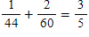 <strong>Use each of these numbers exactly once to make the following equation true: 1, 2, 3, 5, 44 , 60 . Answers may vary. </strong> A) B) C) D) E)