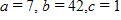 <strong>Determine possible whole numbers a , b , and c for which the statement is true. </strong> A) B) C) D) E)