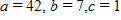 <strong>Determine possible whole numbers a , b , and c for which the statement is true. </strong> A) B) C) D) E)
