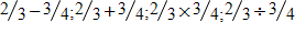 <strong>Without doing any computations, order the following from least to greatest. </strong> A) B) C) D) E)