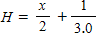 <strong>A tree grows 3.0 feet during the first year of its life and grows one half foot per year each year after the first year. Translate the rule that calculates the height of the tree H in terms the age of the tree x in years into an equation. </strong> A) B) C) D) E) 