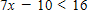 <strong>Solve the following linear inequality. </strong> A) B) C) D) E) 