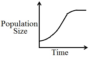 <strong>A population of bacteria grown in a Petri dish begins to grow slowly but increasingly faster over the fi rst two days. The population then grows faster and faster for three days until the growth begins to slow down for the following two days until the population levels off. Sketch a graph that shows the growth of the bacteria population over time.</strong> A) B) C) D) E) 