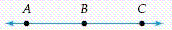 <strong>Which ray cannot be formed from the three points below? </strong> A) B) C) D) E)