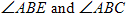 <strong>In the figure below and are perpendicular lines. Name two supplementary angles. </strong> A) B) C) D) E)