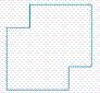 <strong>For the figure below, write polygon or not a polygon. If it is a polygon, also write convex or concave. </strong> A) concave polygon B) convex polygon C) not a polygon