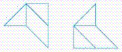 <strong>Determine whether the two figures are congruent only by using your mind. That is, you cannot trace one figure and see whether it can be superimposed on the other figure. </strong> A) not congruent B) congruent