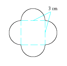 <strong>Find the perimeter of the figure below. Use 3.14 for . </strong> A) 113.04 cm B) 37.68 cm C) 12 cm D) 18.84 cm E) 28.26 cm