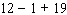 Evaluate the following expression.