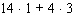 Simplify the following expression.