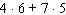 Simplify the following expression.