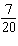 Change the fraction to a decimal fraction. Do not round your answer.