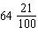 Change the mixed number to a decimal fraction.