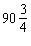 Change the mixed number to an improper fraction.