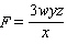 <strong>Evaluate the expression for the given values of the variables. for w = 3, x = 2, y = 4, and z = 4.</strong> A) B) C) D) E)