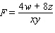 <strong>Evaluate the expression for the given values of the variables. for w = 12, x = 3, y = 4 and z = 12.</strong> A) B) C) D) E)
