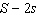 <strong>Translate the phrase to an algebraic expression. If no variable is given, use x as the variable. s subtracted from S</strong> A) B) C) D) E) none of these