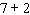 <strong>Write the given phrase as a mathematical expression: The product of 7 and 2.</strong> A) B) C) D) E)