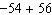 Find the following sum: