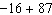 Find the sum.