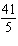 <strong>Find the ratio of .</strong> A) B) C) D) E) This ratio is not permitted; a ratio cannot contain mixed numbers