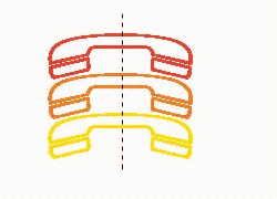 <strong>Select the figure that shows the correct line(s) of symmetry for the illustration. </strong> A) B) C) D) E)