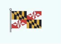 <strong>Select the figure that shows the correct line(s) of symmetry for the illustration of the flag, without its flagpole. . </strong> A) B) C) D) E)