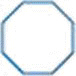 <strong>Name the polygon in the figure according to the number of sides. </strong> A) The figure is decagon. B) The figure is a nonagon. C) The figure is an octagon. D) The figure is a heptagon. E) The figure is not a polygon.