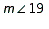 Classify the requested angles as acute , right , acute , or obtuse shown in the figure where and are parallel. if is