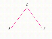  The measures of two angles of  \mathrm { ABC }  are given. Find the measure of the third angle, if  \angle A _ { 2 } = 61 ^ { \circ }  and  \angle \mathrm { B } = 66 ^ { \circ }  .   
