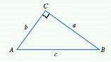 Use the figure to answer the question. What is the length of the hypotenuse?